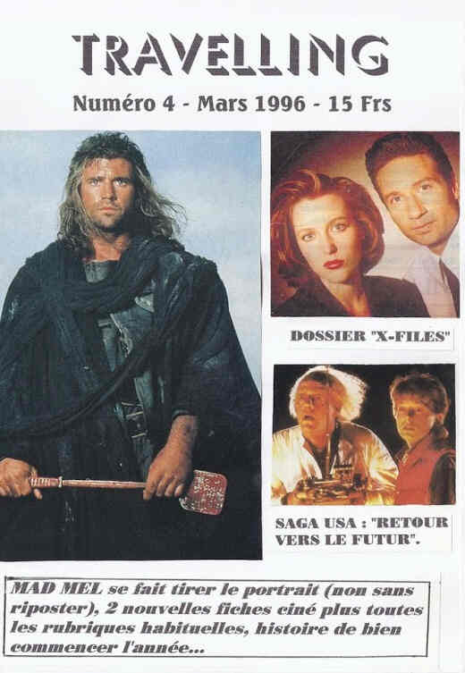 TRAVELLING 1995 magazine side cover Issue 4  March 1996