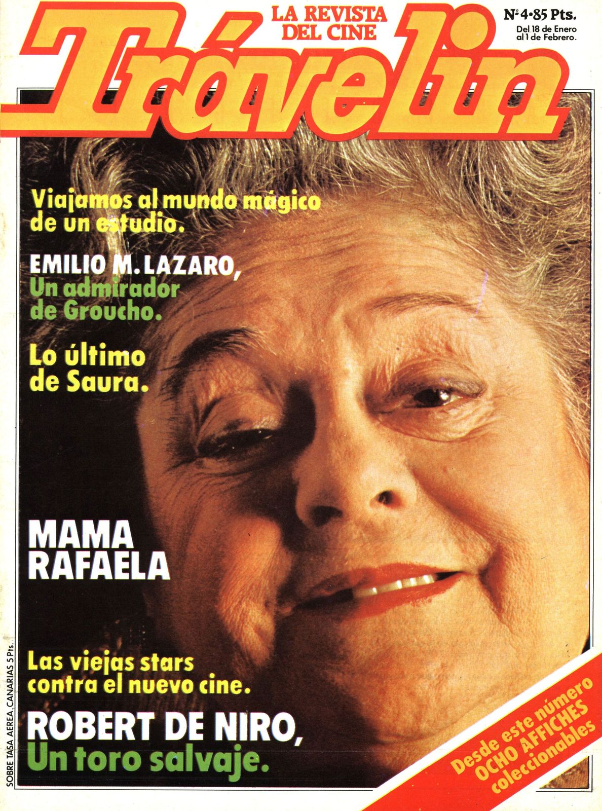 TRAVELIN magazine side cover Issue 4 18 January 1981