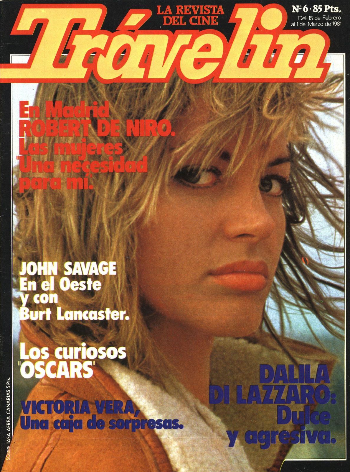 TRAVELIN magazine side cover Issue 6 15 February 1981