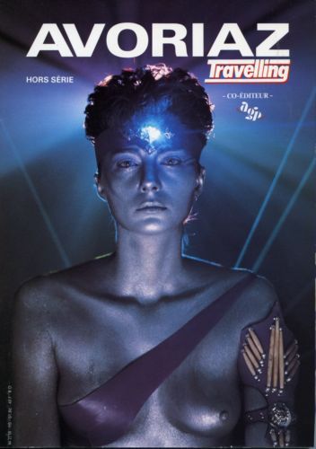 TRAVELLING magazine side cover  Special # 1<br>Avoriaz 86 January 1985