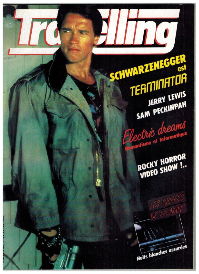TRAVELLING magazine side cover Issue 6  1985