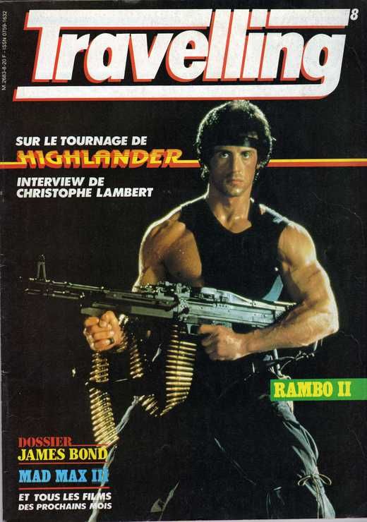 TRAVELLING magazine side cover Issue 8 September 1985