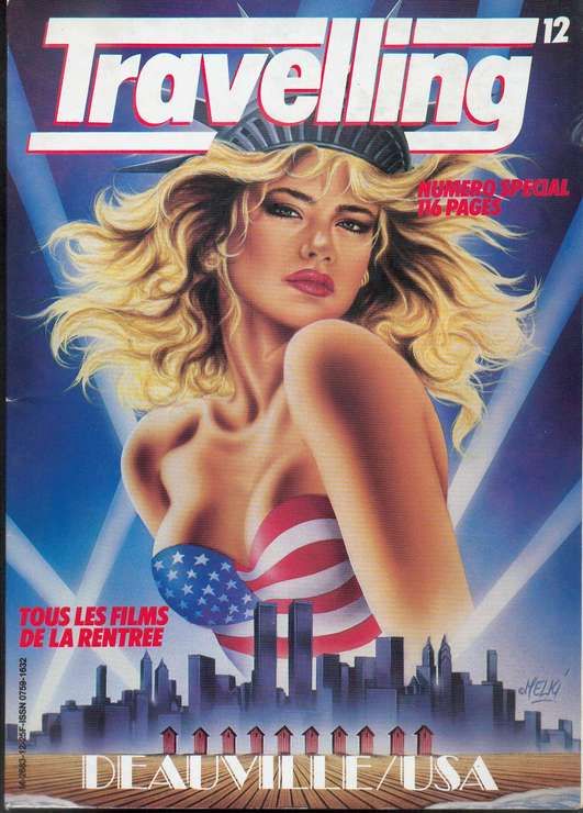 TRAVELLING magazine side cover Issue 12 August 1986