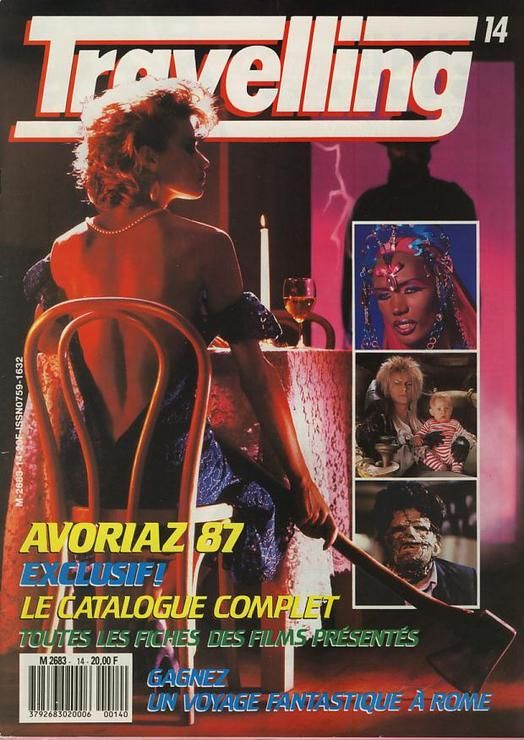 TRAVELLING magazine side cover Issue 14 December 1986