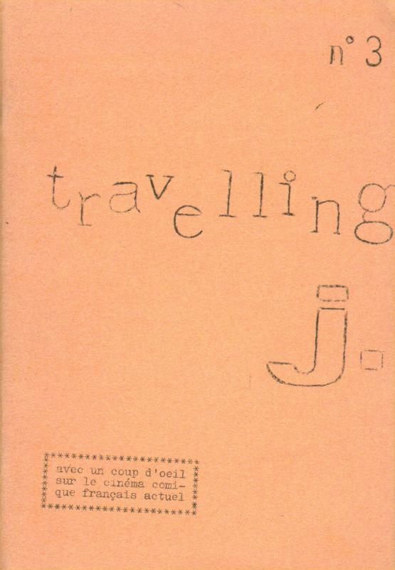 TRAVELLING (Ch) magazine side cover Issue 3 March 1964