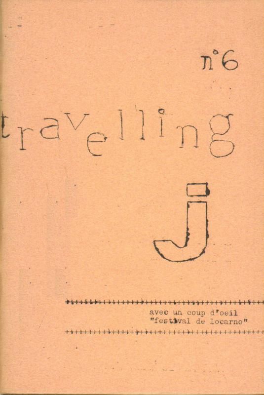 TRAVELLING (Ch) magazine side cover Issue 6 Autumn 1964