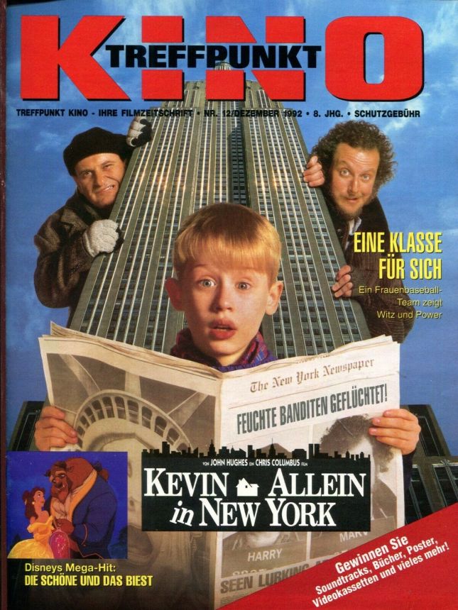 TREFFPUNKT KINO magazine side cover  December 1992