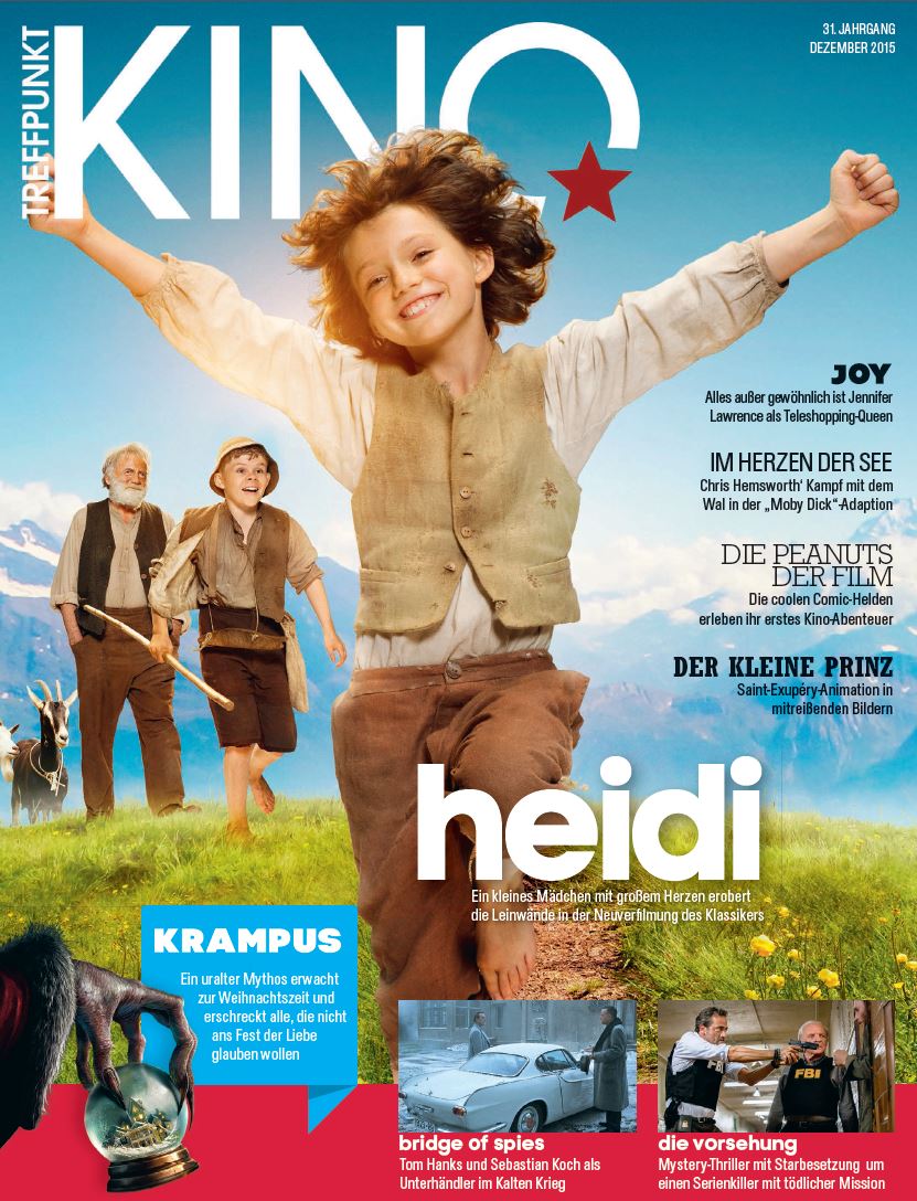 TREFFPUNKT KINO magazine side cover December 2015