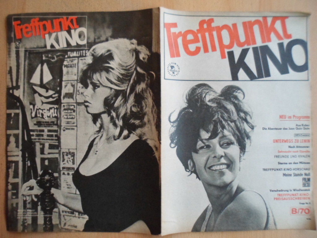 TREFFPUNKT KINO (DDR) magazine side cover Issue 2  1970