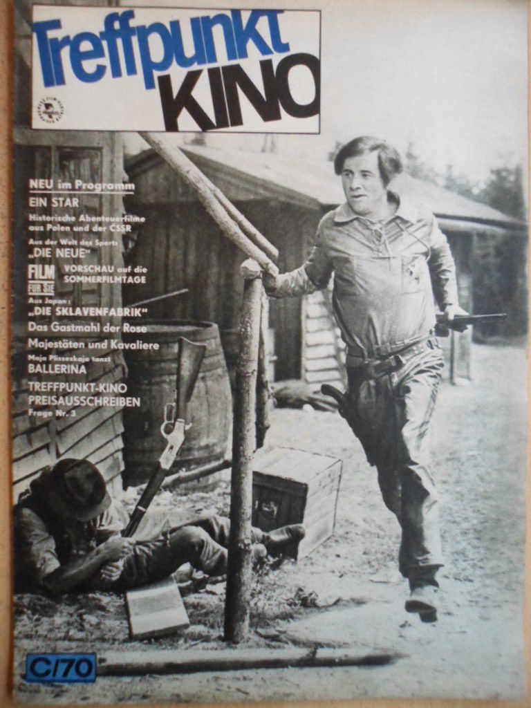 TREFFPUNKT KINO (DDR) magazine side cover Issue 3  1970