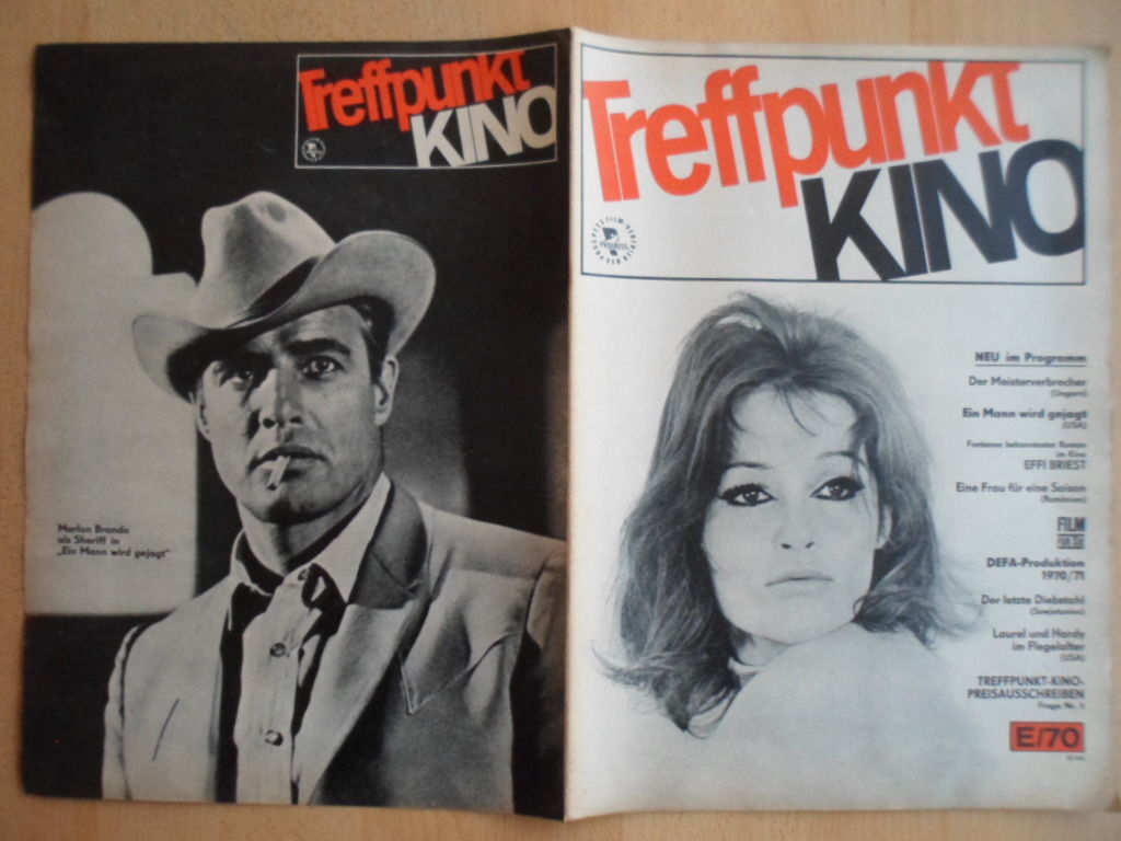 TREFFPUNKT KINO (DDR) magazine side cover Issue 5  1970