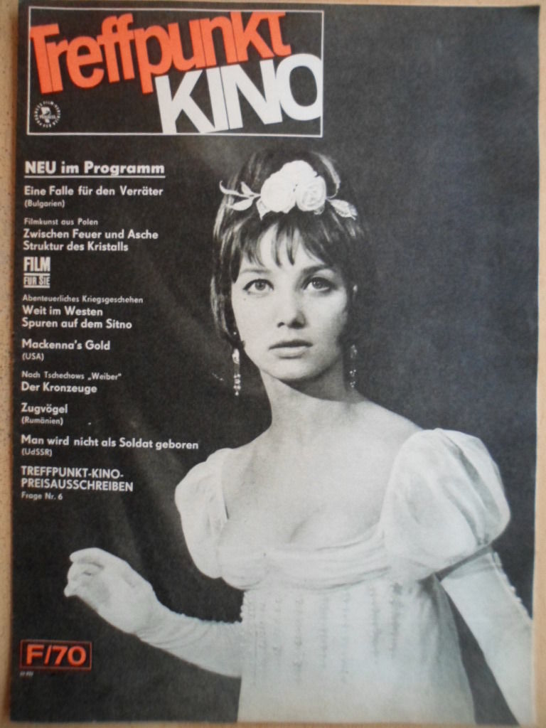TREFFPUNKT KINO (DDR) magazine side cover Issue 6 25 June 1970