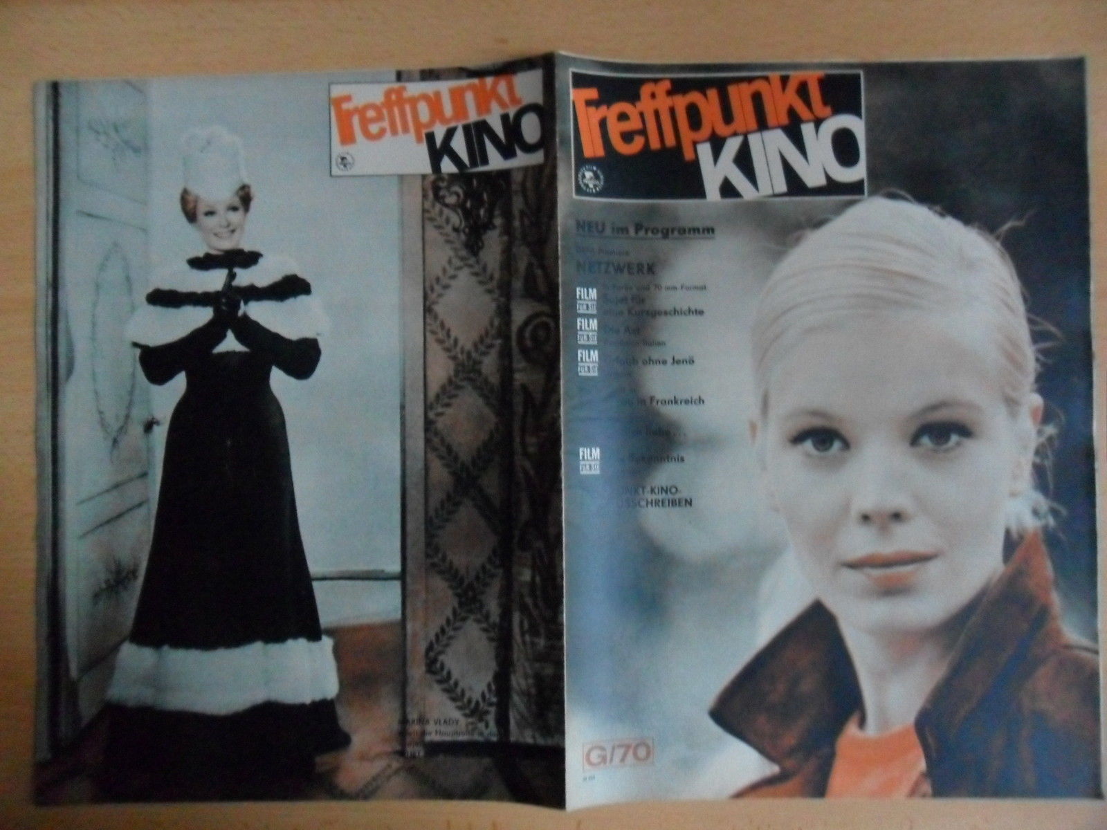 TREFFPUNKT KINO (DDR) magazine side cover Issue 7  1970