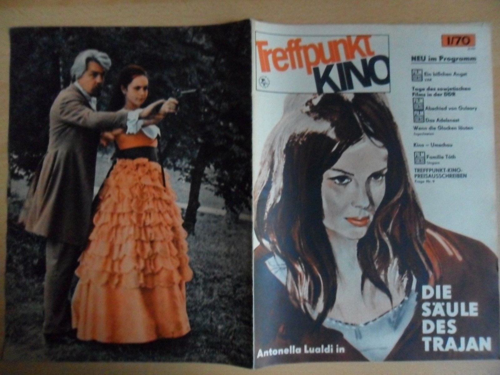 TREFFPUNKT KINO (DDR) magazine side cover Issue 9  1970