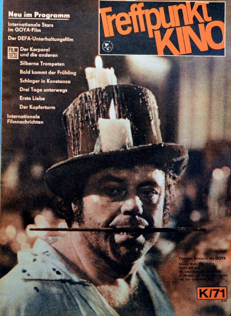TREFFPUNKT KINO (DDR) magazine side cover Issue 11  1971