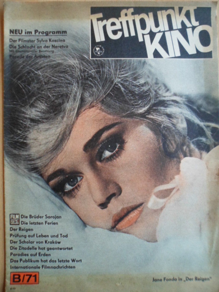 TREFFPUNKT KINO (DDR) magazine side cover Issue 2  1971