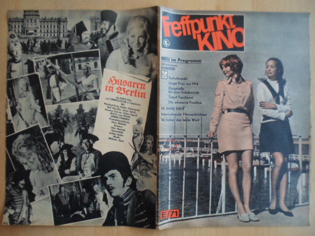 TREFFPUNKT KINO (DDR) magazine side cover Issue 5  1971