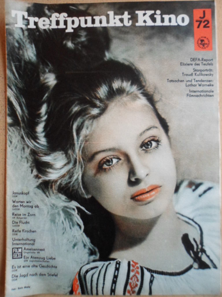 TREFFPUNKT KINO (DDR) magazine side cover Issue 10  1972
