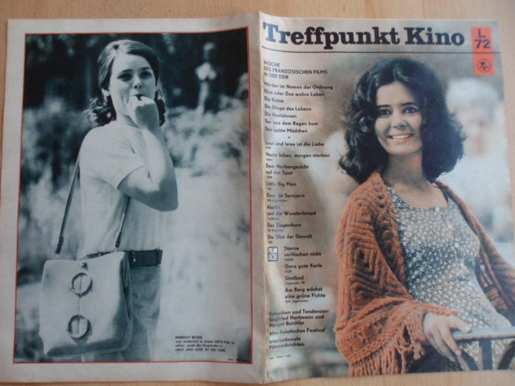 TREFFPUNKT KINO (DDR) magazine side cover Issue 12  1972