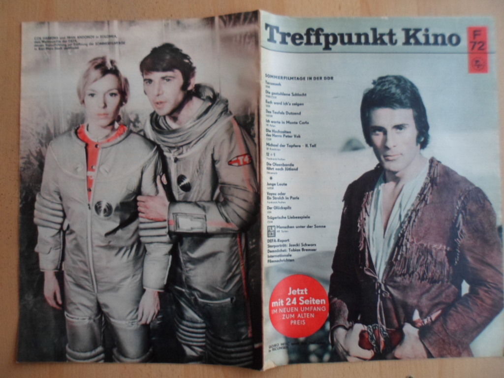 TREFFPUNKT KINO (DDR) magazine side cover Issue 6  1972