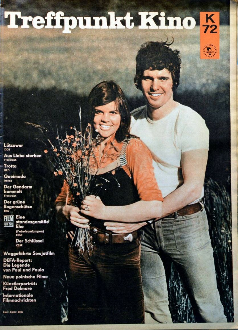 TREFFPUNKT KINO (DDR) magazine side cover Issue 7  1972