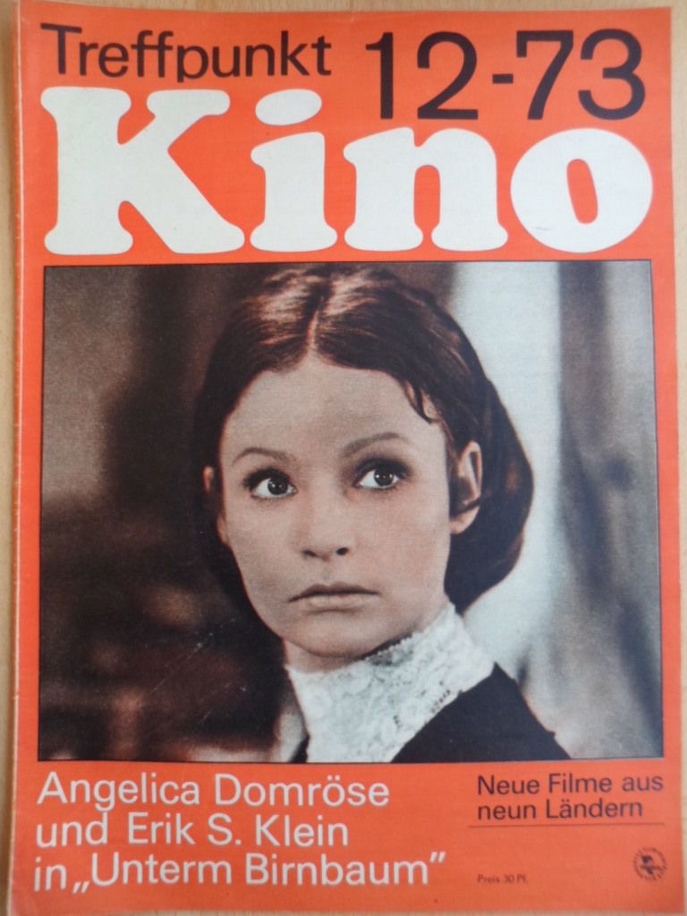 TREFFPUNKT KINO (DDR) magazine side cover Issue 12  1973