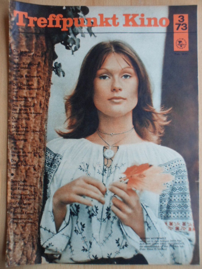 TREFFPUNKT KINO (DDR) magazine side cover Issue 3  1973