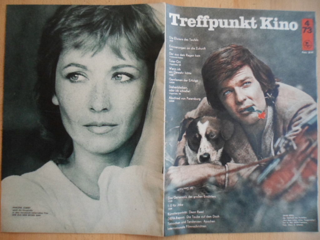 TREFFPUNKT KINO (DDR) magazine side cover Issue 4  1973