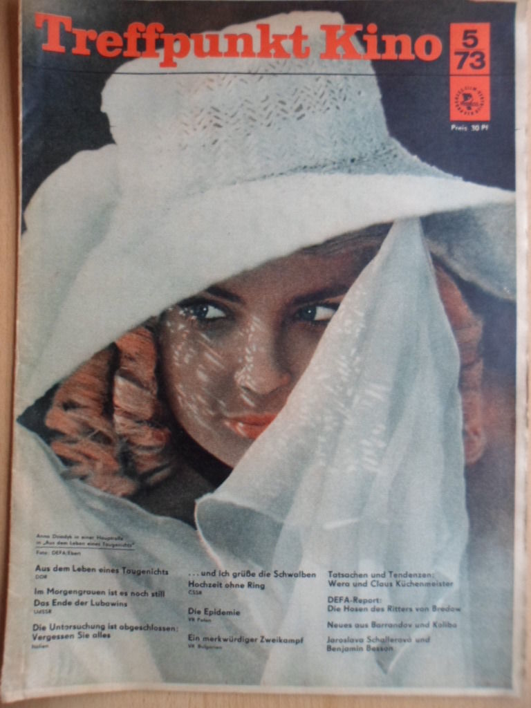 TREFFPUNKT KINO (DDR) magazine side cover Issue 5  1973
