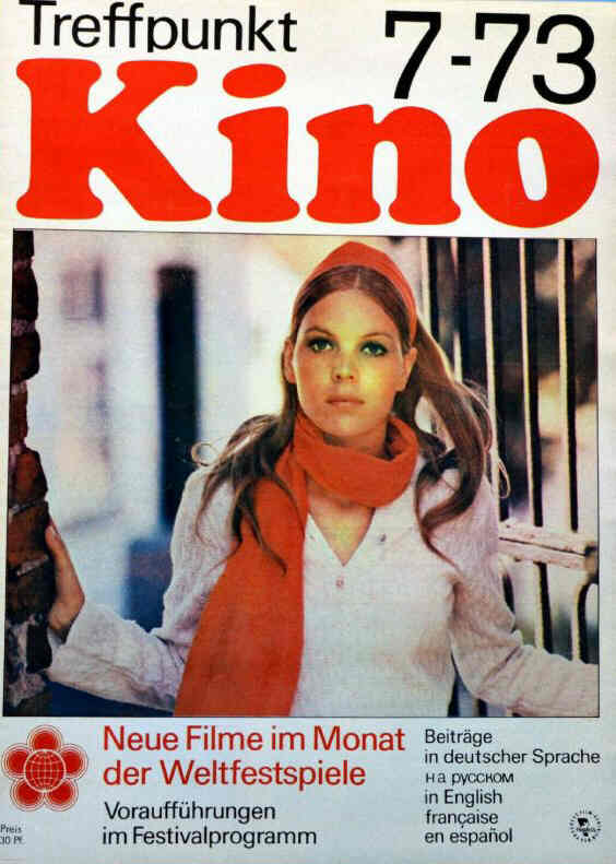 TREFFPUNKT KINO (DDR) magazine side cover Issue 7  1973