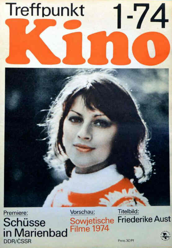 TREFFPUNKT KINO (DDR) magazine side cover Issue 1 January 1974