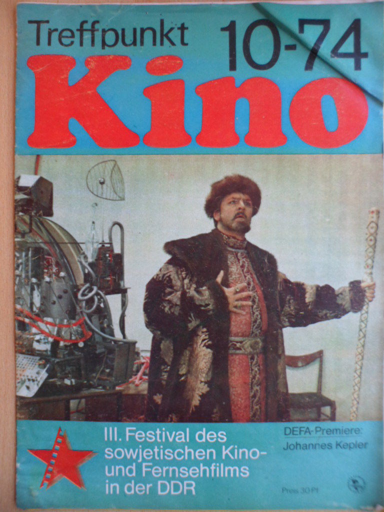 TREFFPUNKT KINO (DDR) magazine side cover Issue 10  1974