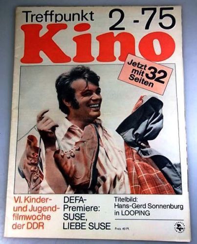 TREFFPUNKT KINO (DDR) magazine side cover Issue 2  1975