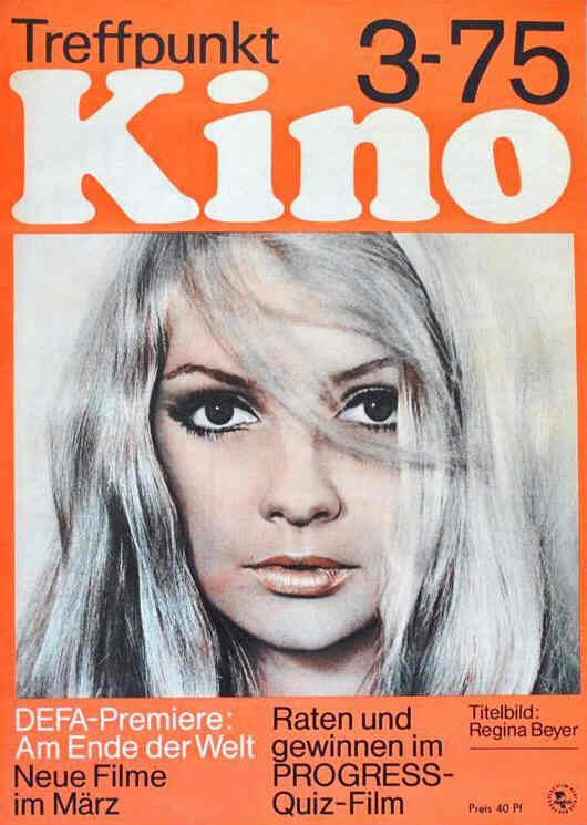 TREFFPUNKT KINO (DDR) magazine side cover Issue 3  1975
