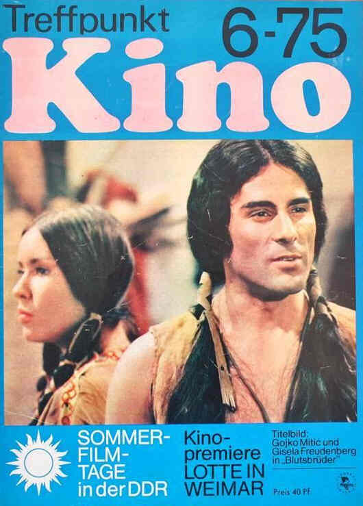 TREFFPUNKT KINO (DDR) magazine side cover Issue 6  1975