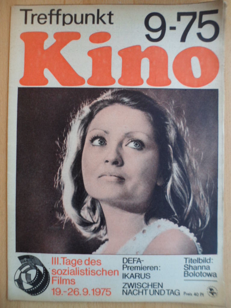 TREFFPUNKT KINO (DDR) magazine side cover Issue 9  1975