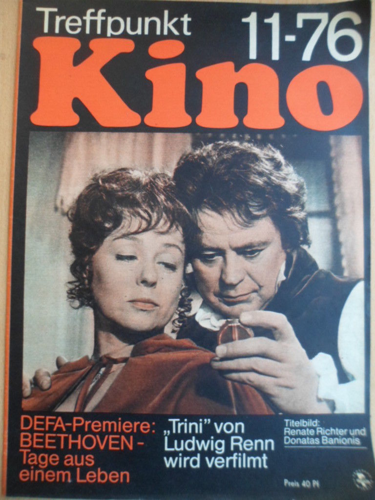TREFFPUNKT KINO (DDR) magazine side cover Issue 11  1976