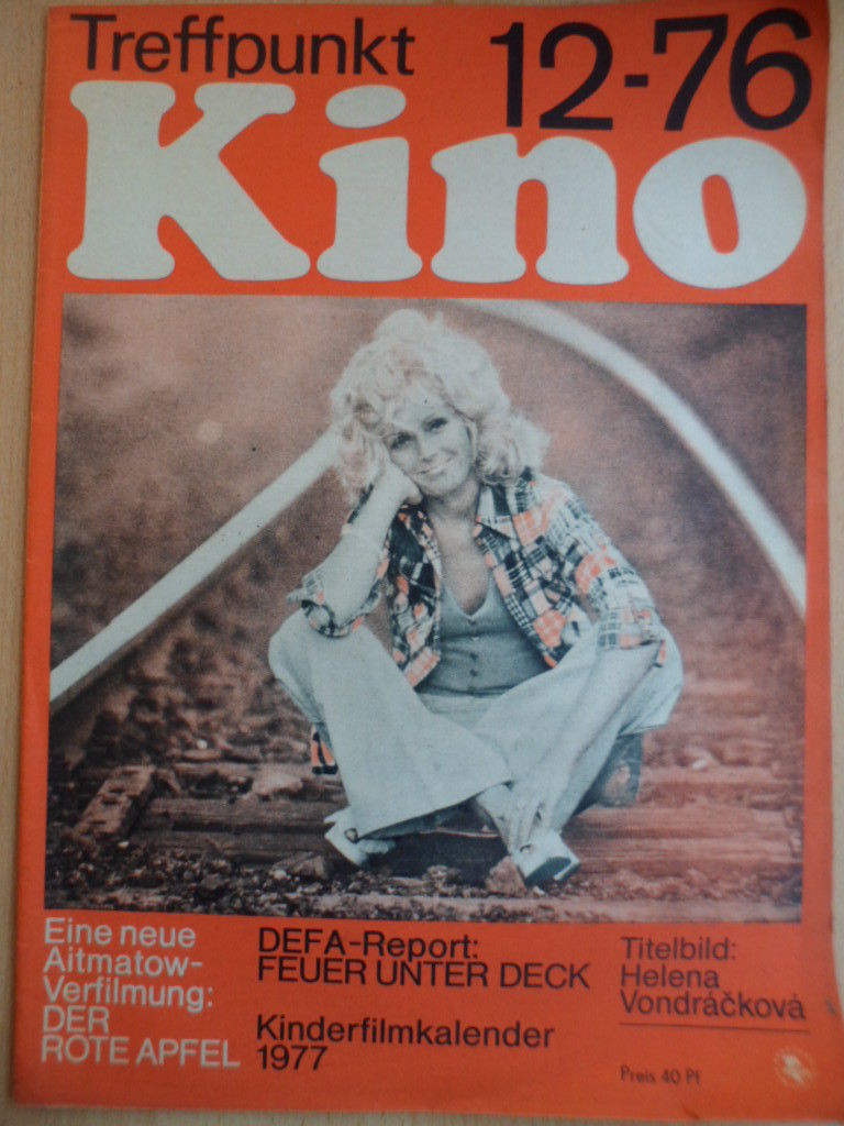 TREFFPUNKT KINO (DDR) magazine side cover Issue 12  1976