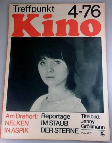 TREFFPUNKT KINO (DDR) magazine side cover Issue 4  1976