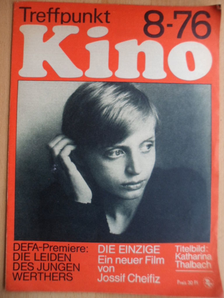 TREFFPUNKT KINO (DDR) magazine side cover Issue 8  1976