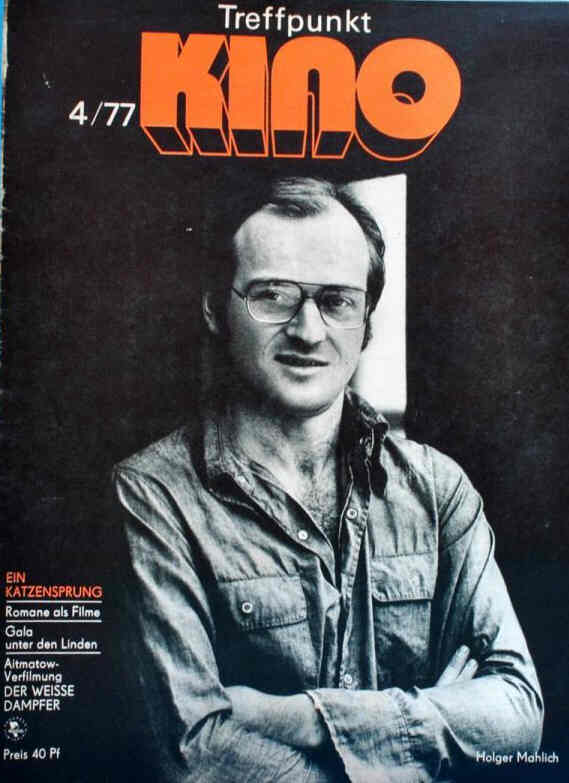 TREFFPUNKT KINO (DDR) magazine side cover Issue 4  1977