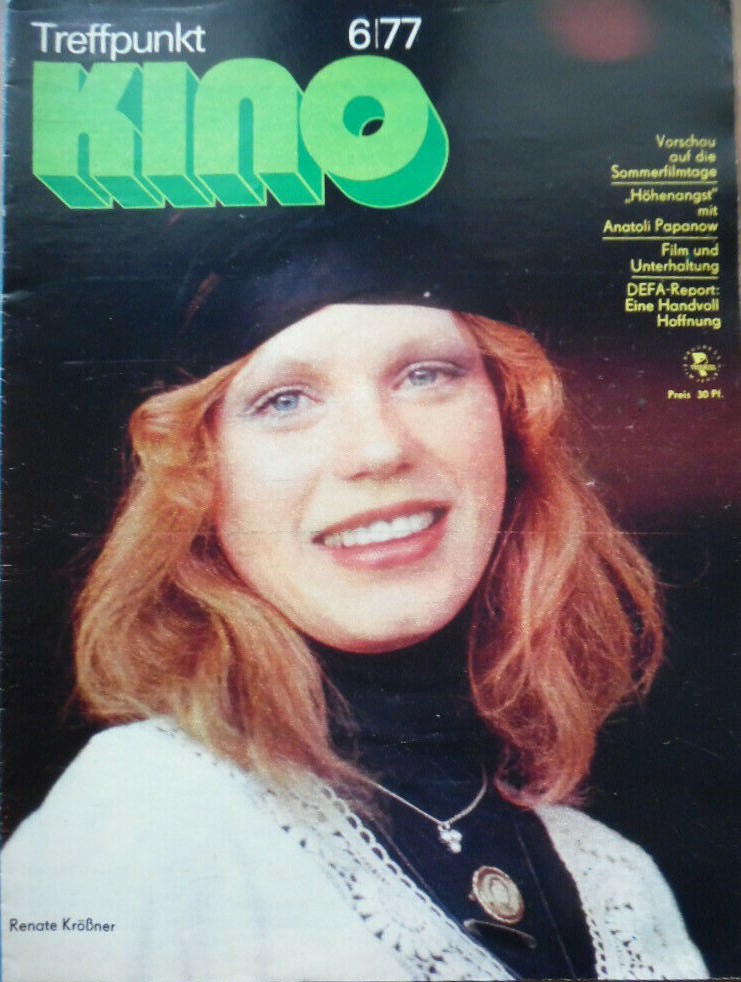 TREFFPUNKT KINO (DDR) magazine side cover Issue 6  1977