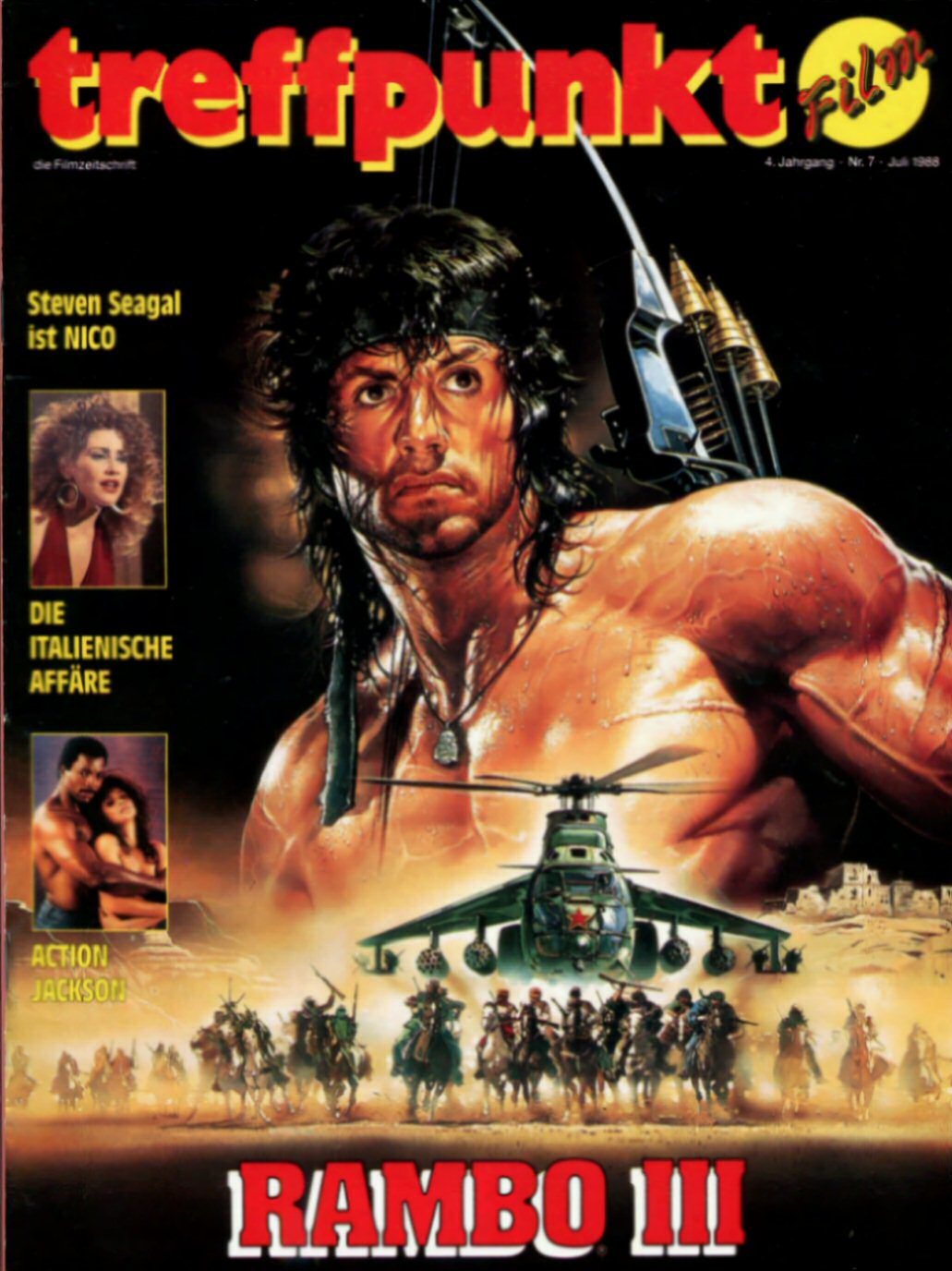 TREFFPUNKT KINO magazine side cover Issue 7  July 1988