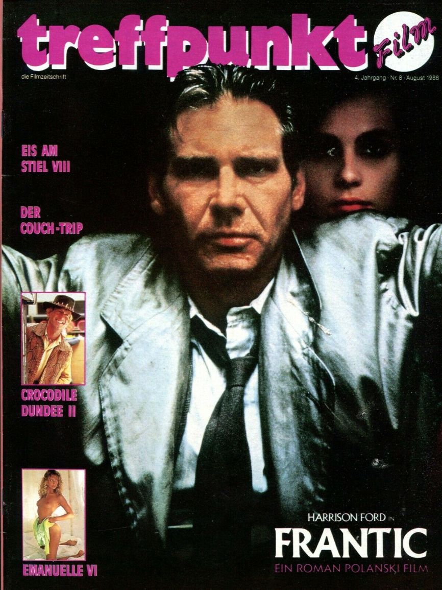 TREFFPUNKT KINO magazine side cover Issue 8  August 1988