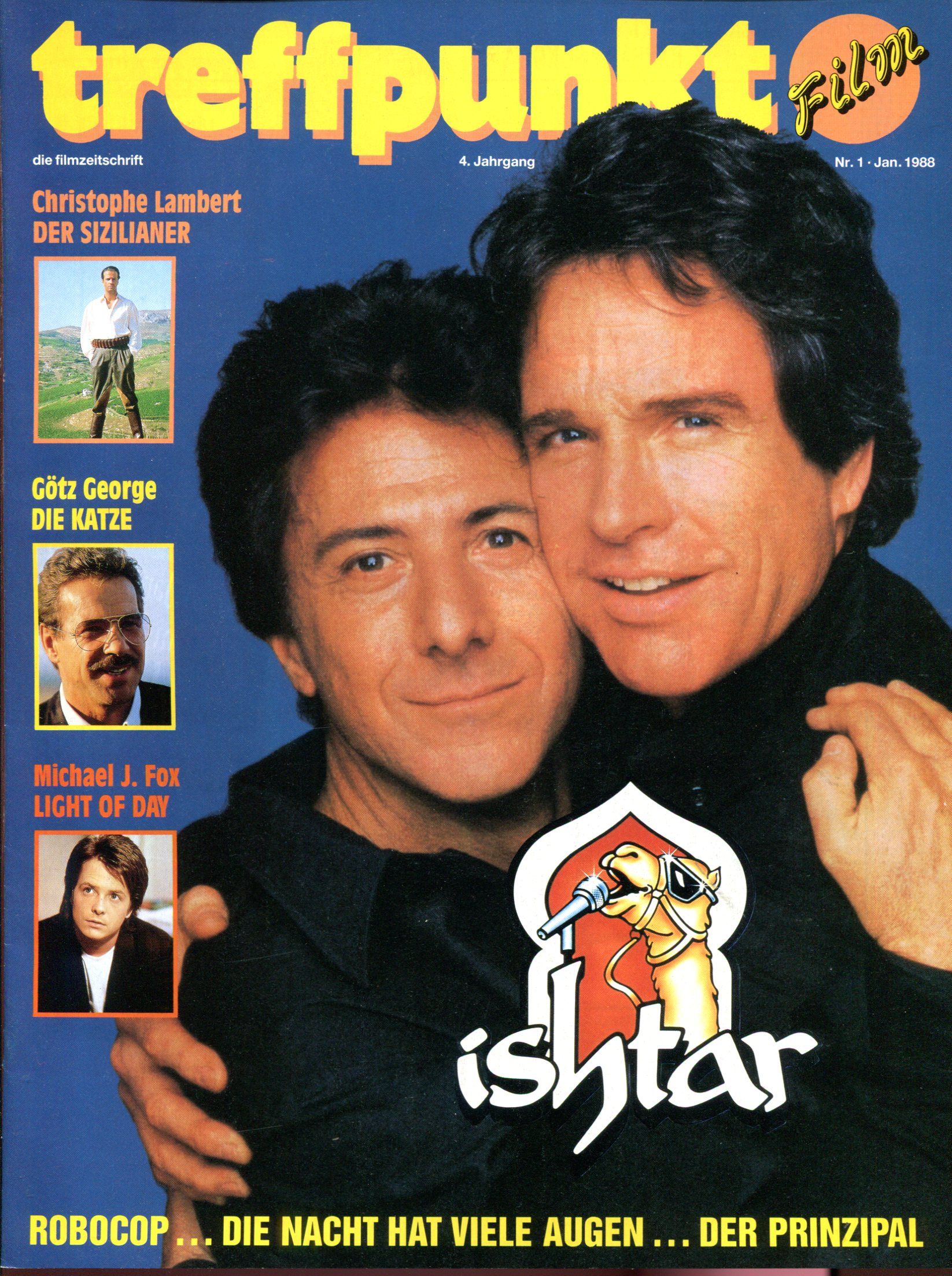 TREFFPUNKT KINO magazine side cover Issue 1   1988