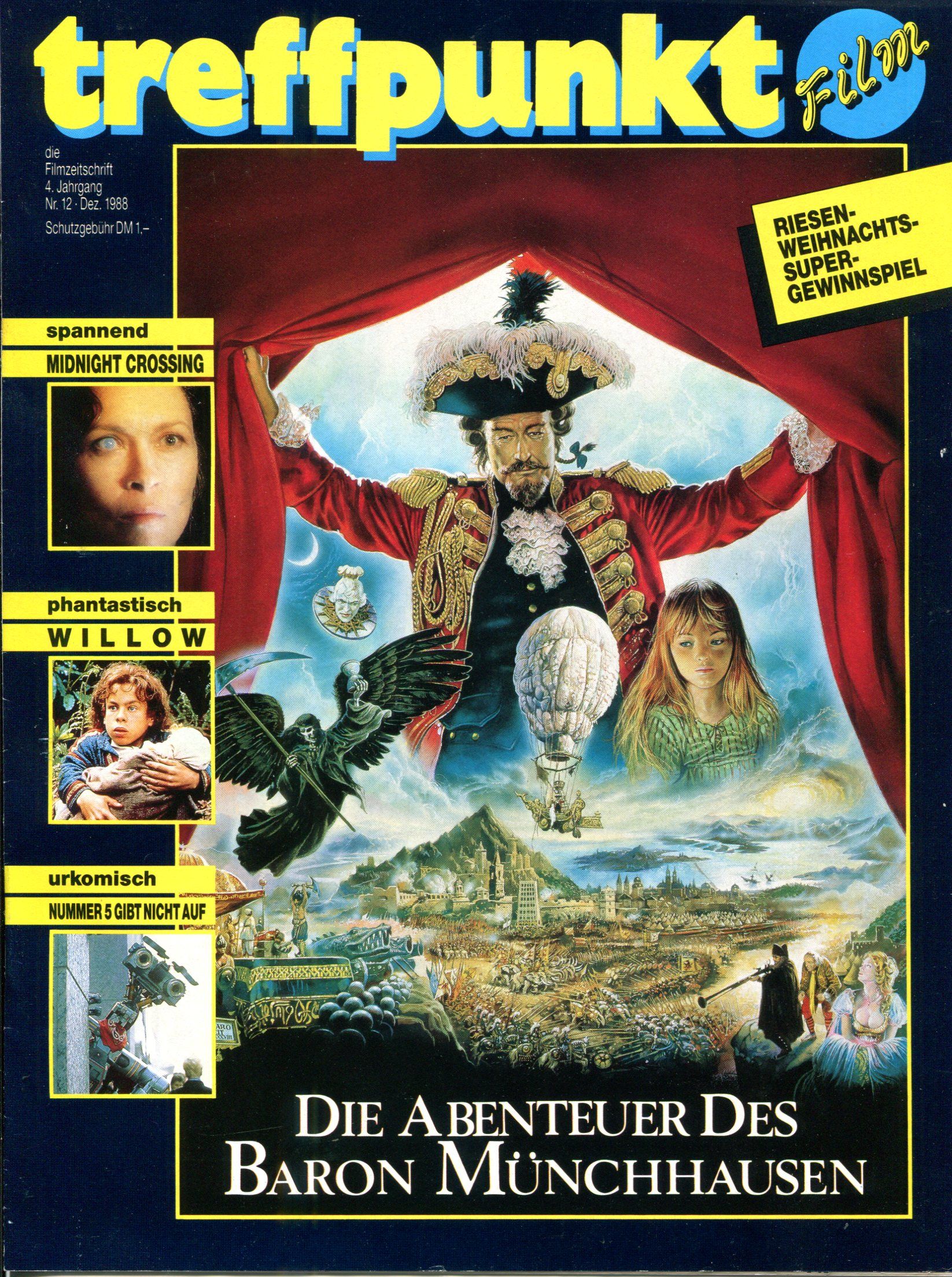 TREFFPUNKT KINO magazine side cover Issue 12   1988