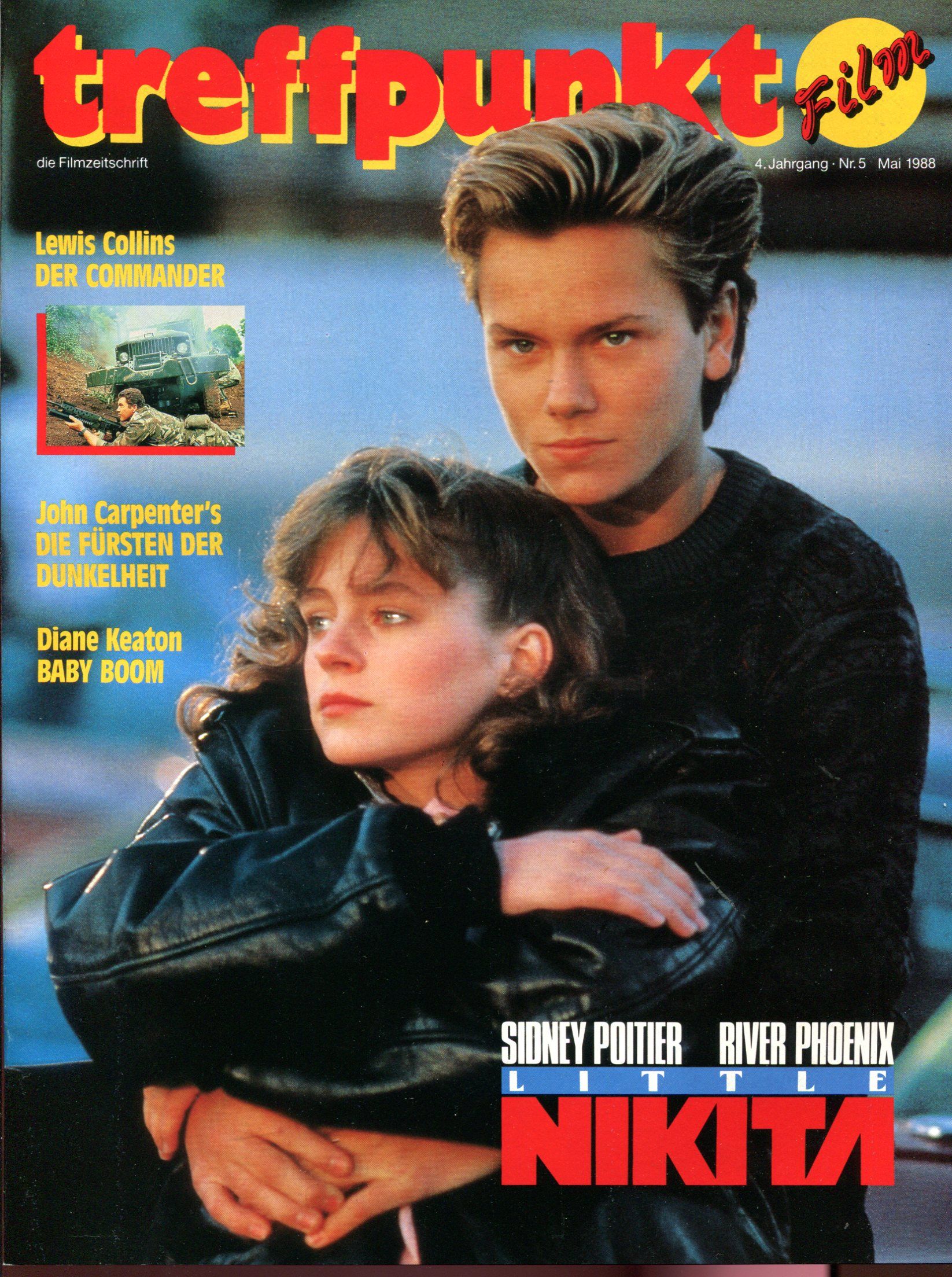 TREFFPUNKT KINO magazine side cover Issue 5   1988
