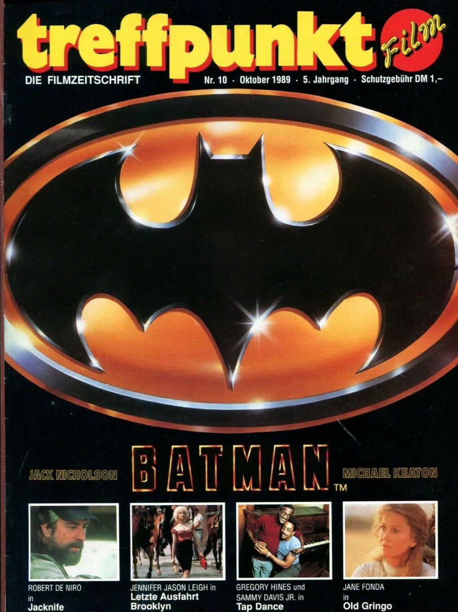 TREFFPUNKT KINO magazine side cover Issue 10  October 1989