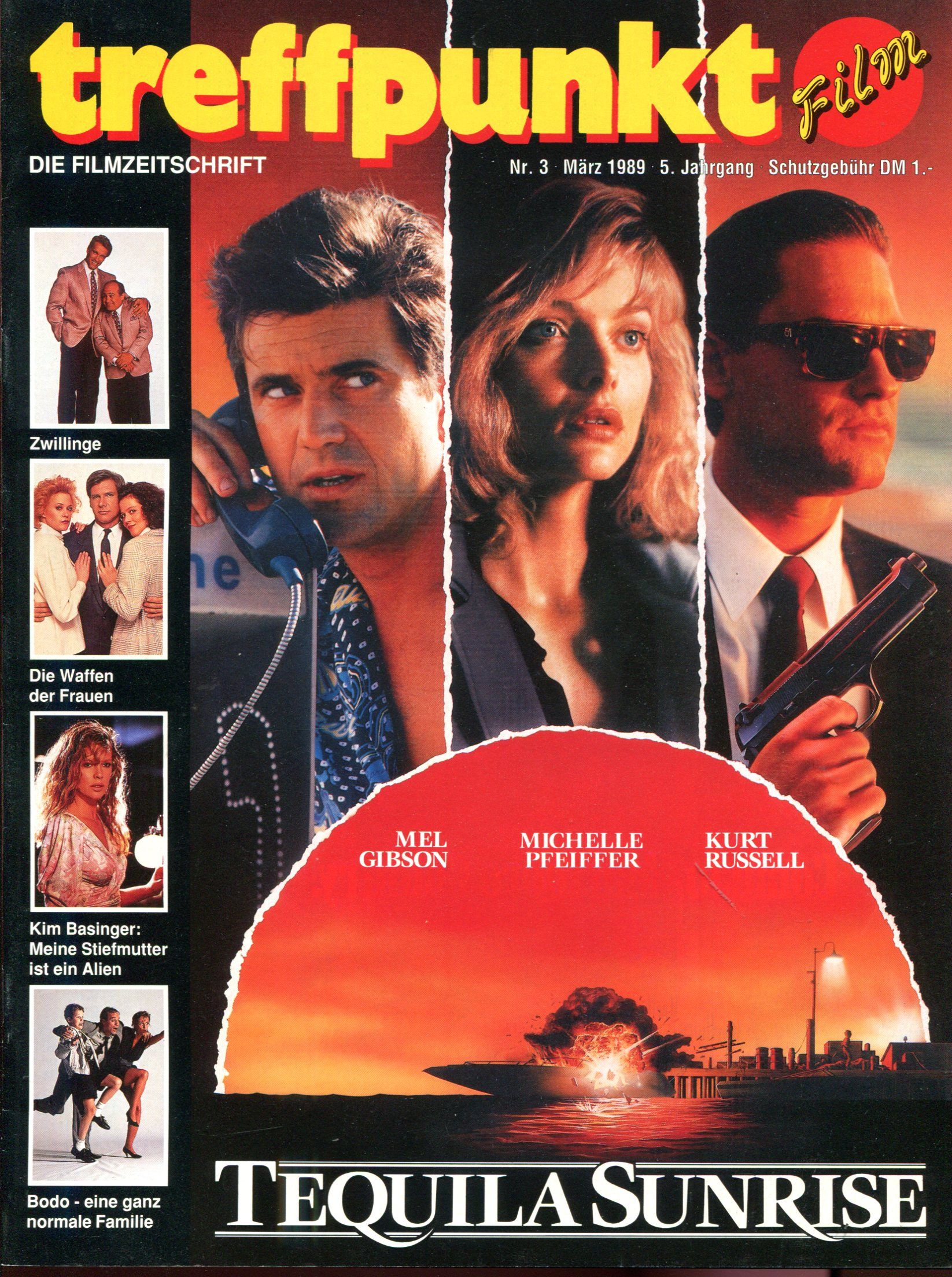 TREFFPUNKT KINO magazine side cover Issue 3   1989