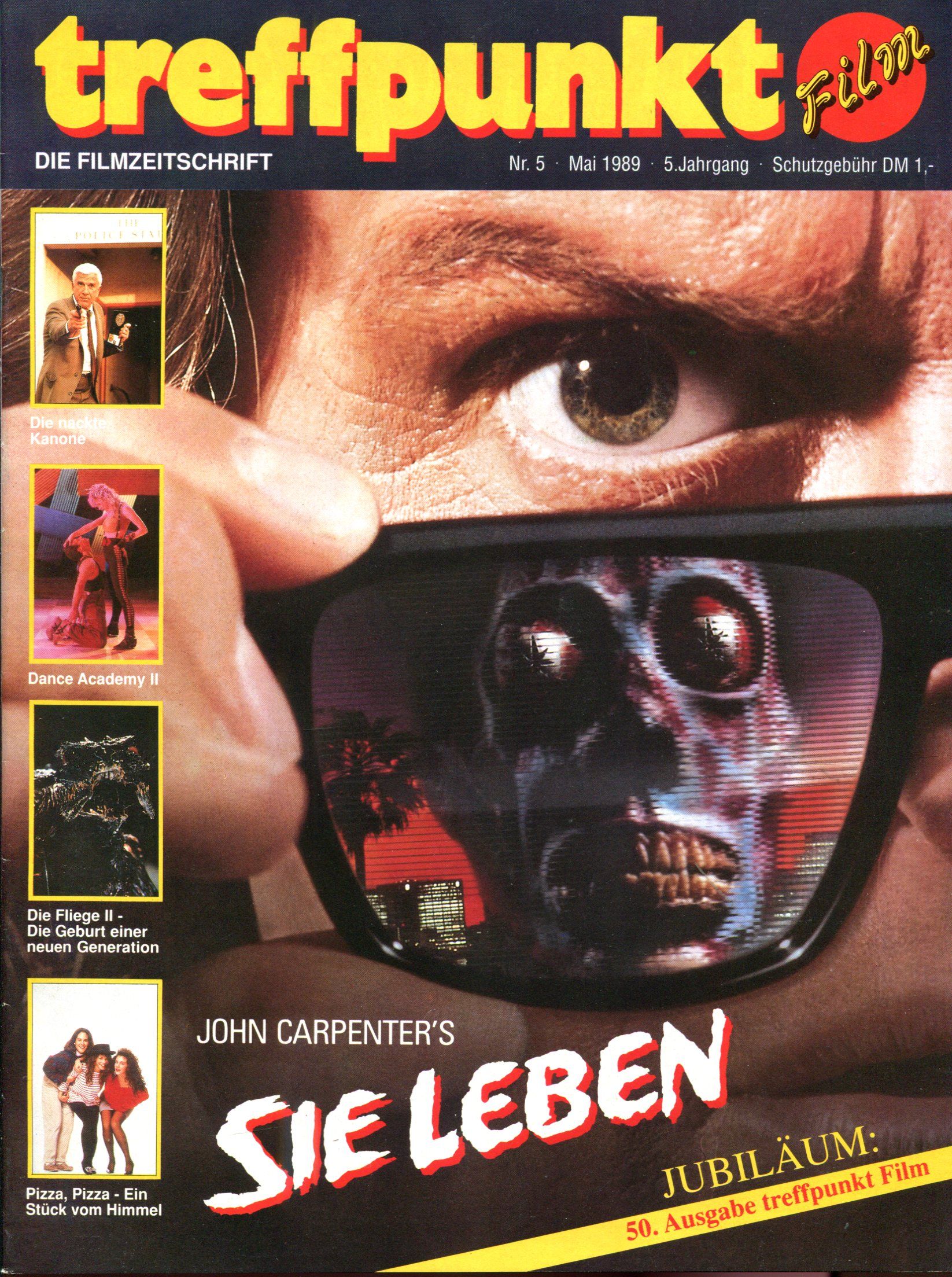 TREFFPUNKT KINO magazine side cover Issue 5   1989